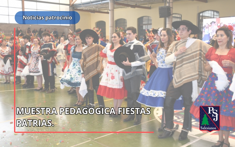 NOTICIA MUESTRA PEDAGOGICA FIESTAS PATRIAS.