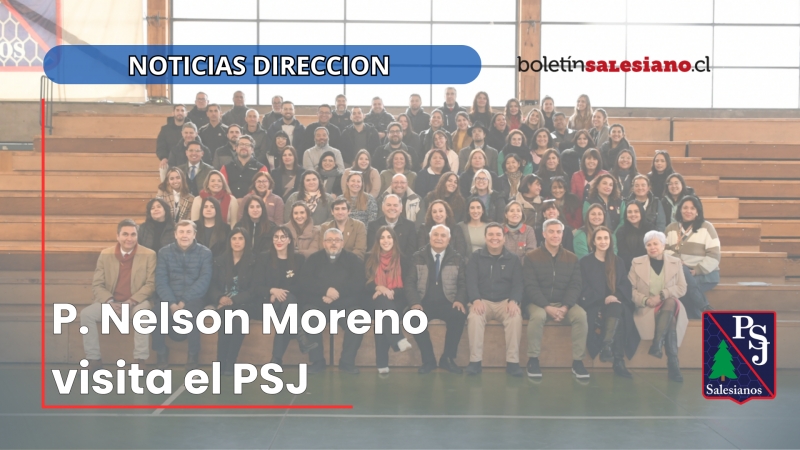 P. Nelson Moreno visita Colegio El Patrocinio de San Jos&eacute;